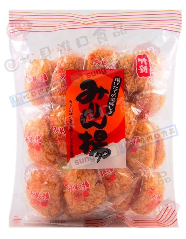 竹新味淋醬油米果230g【4901961050508】