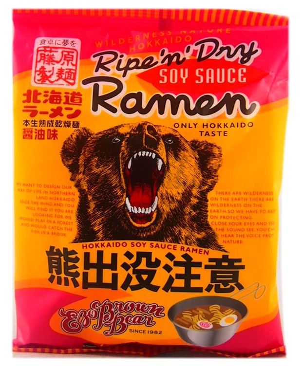 熊出注意醬油拉麵122g【4976651074034】