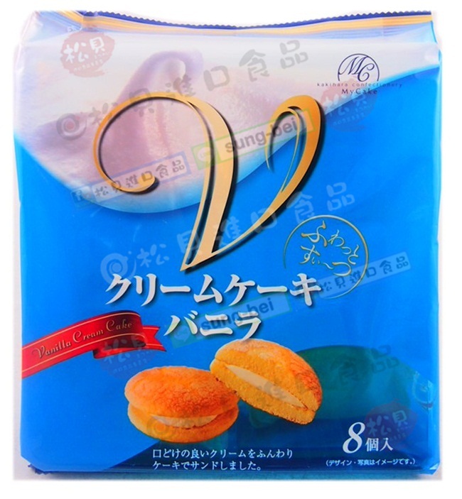 柿原蛋糕(半生香草)8入136g【4901554035509】