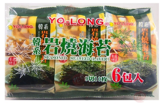 優龍韓系岩燒海苔6入【4719850930530】