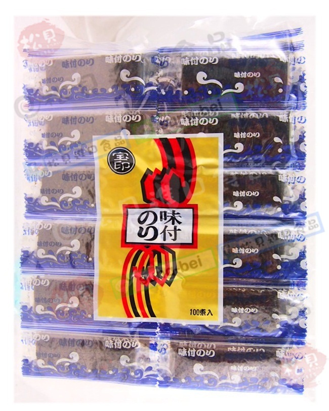 寶印味付海苔100束100g【4710874170056】