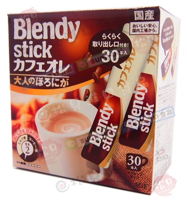 AGF義式拿鐵歐雷30本300g【4901111169791】