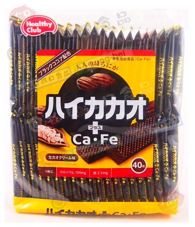 加鈣哈斯餅(咖啡可可)40枚292g【4902621004503】