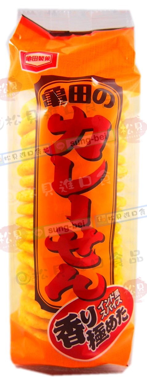 龜田咖哩仙貝條144g【4901313067512】