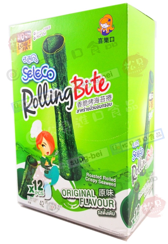 香脆烤海苔捲12支(原味)【8852116805220】