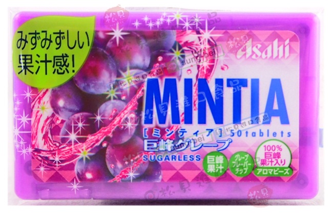 朝日MINTIA糖果(巨峰葡萄)7g【4946842521975】