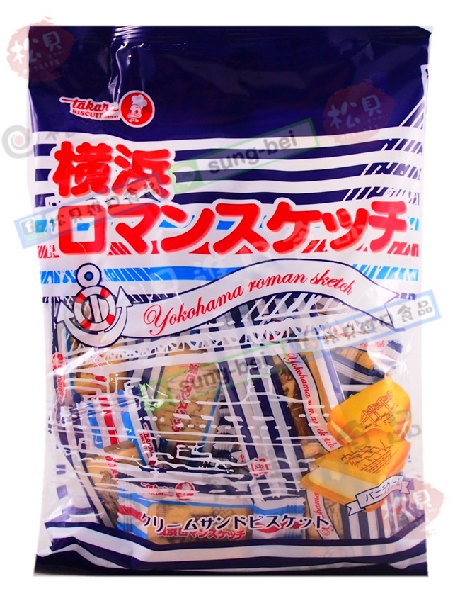 寶製橫濱浪夾心餅220g【4902088060036】