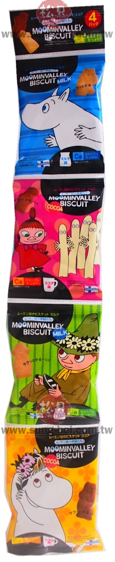 北陸嚕嚕米4連餅80g【4902458001249】