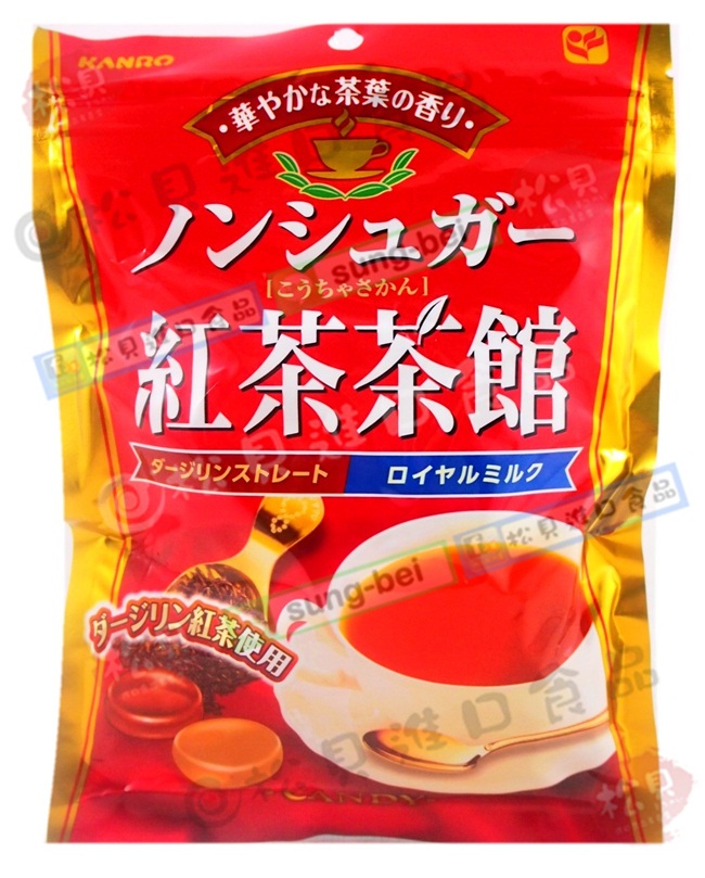 伽農紅茶茶館糖76g【4901351006191】