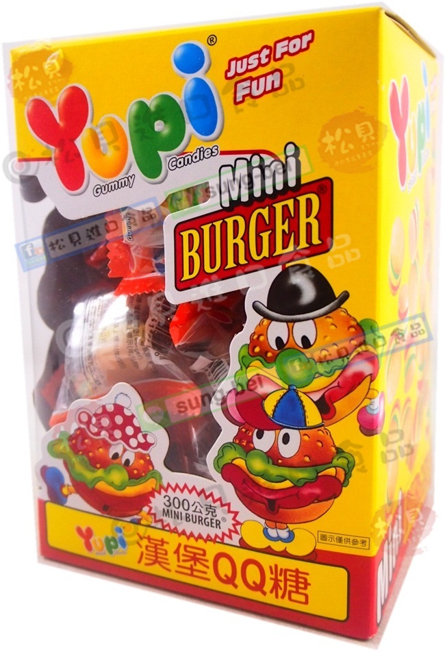 YUPI漢堡QQ軟糖300g【4934567920302】