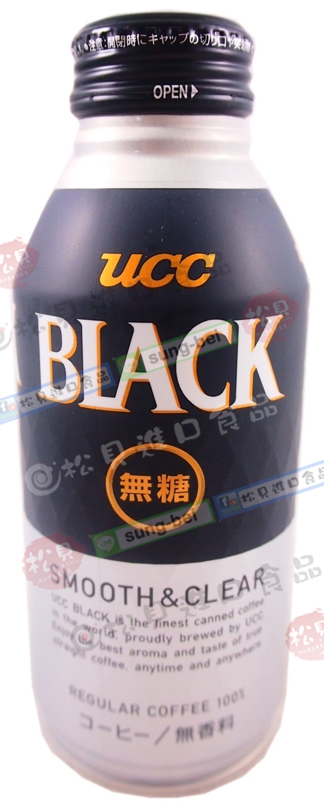 UCCSMOO&CLEAR黑咖啡375g【4901201113789】