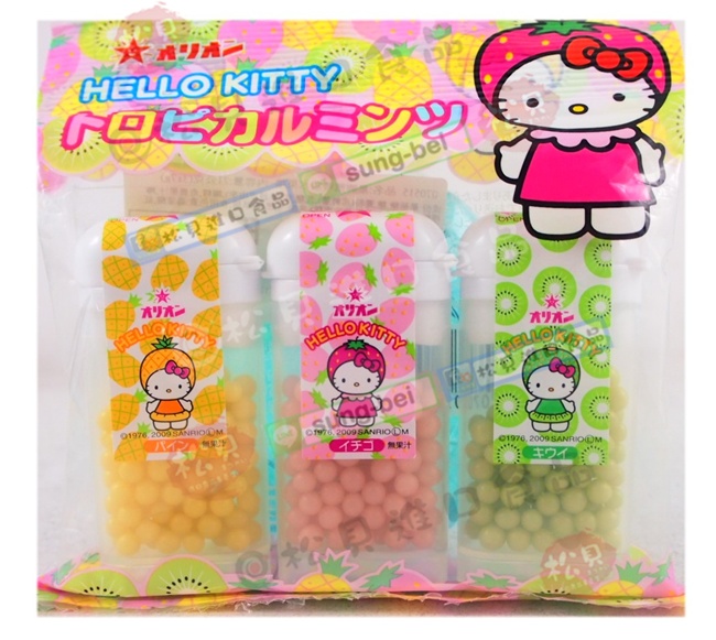 凱蒂貓熱帶水果糖21g【4901082070515】