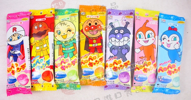 不二家麵包超人棒棒糖8g【49755190】