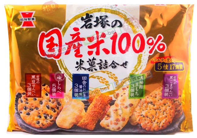 岩塚5種綜合米果210g【4901037004459】