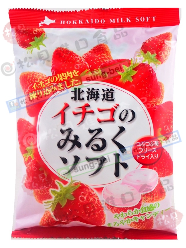 北海道草莓牛奶糖300g【4903316400990】