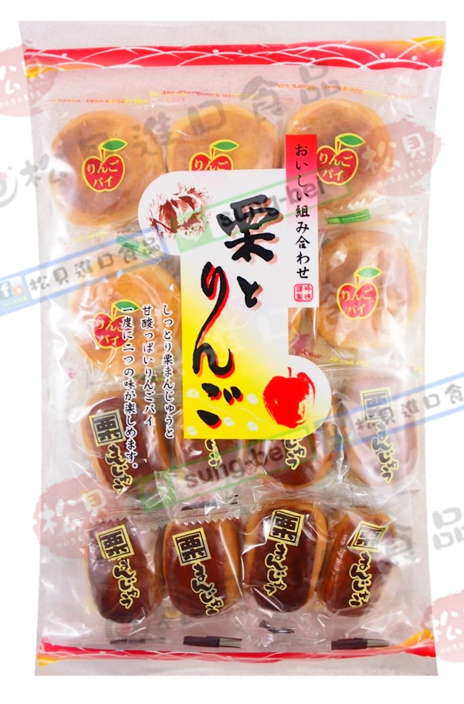 日新堂栗子&蘋果225g【4904224800629】