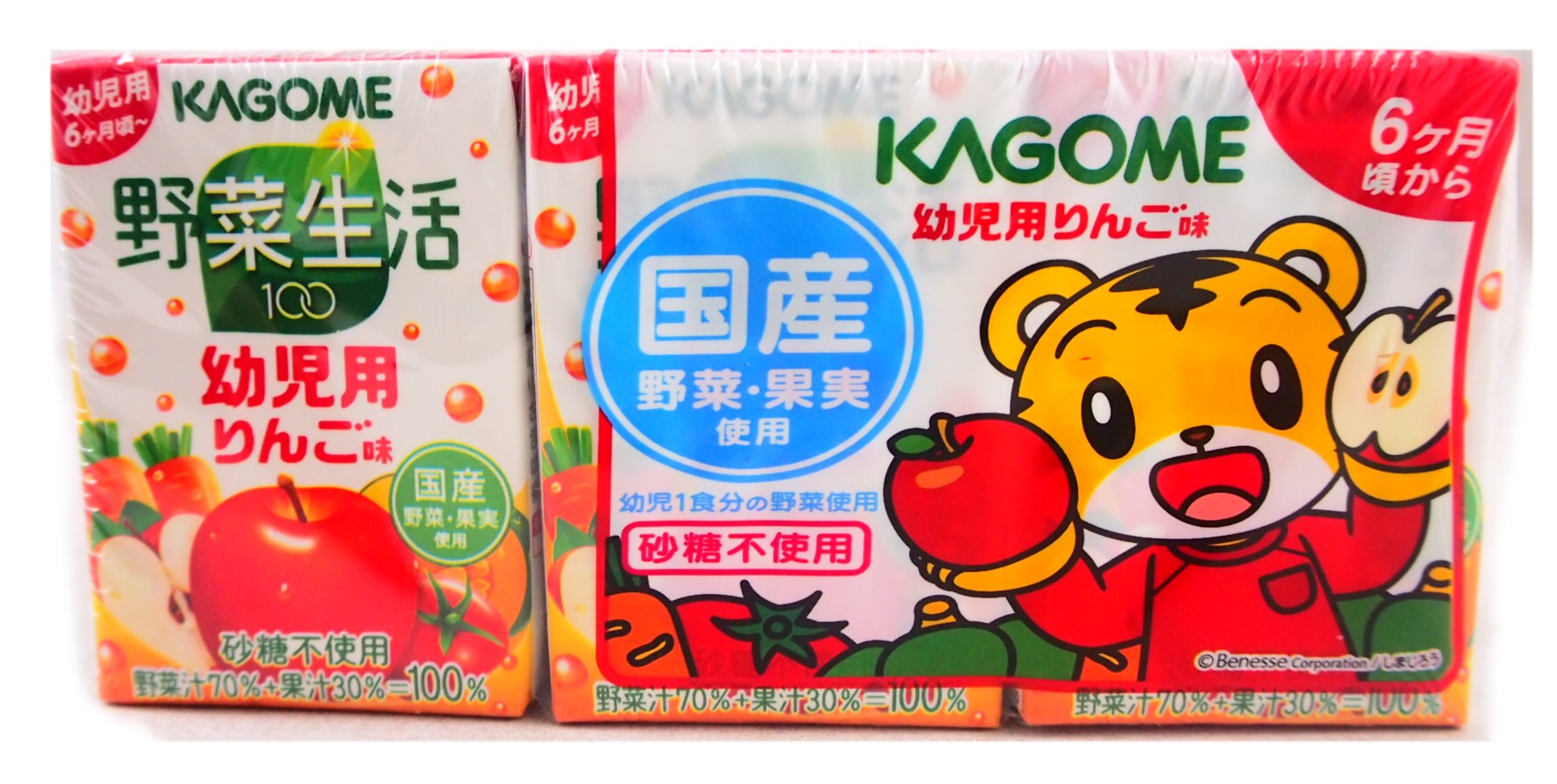 可果美巧虎蘋果蔬菜汁3入(封)49878110】