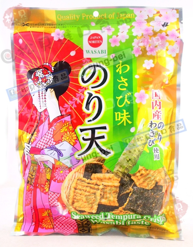 海苔天婦羅餅(芥末)150g【4978376390031】