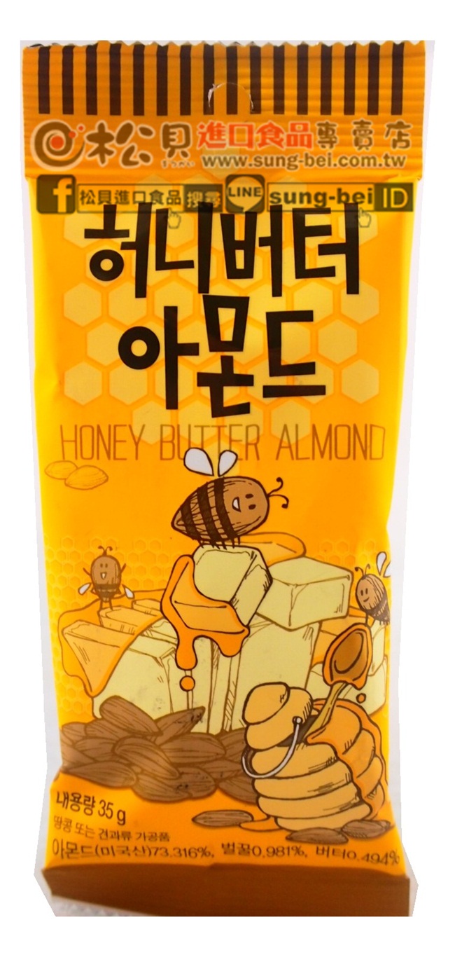 韓國蜂蜜奶油杏仁果35g【8809022200168】