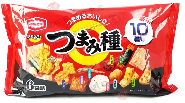 龜田10種類米果130g【4901313074039】