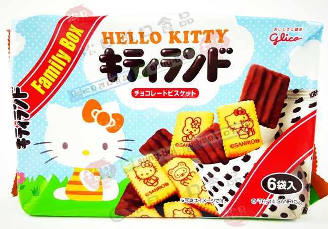 固力果凱蒂貓家族巧克力餅88g【4901005103610】