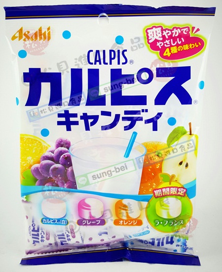 朝日可爾必斯糖(綜合水果)100g【4946842520961】