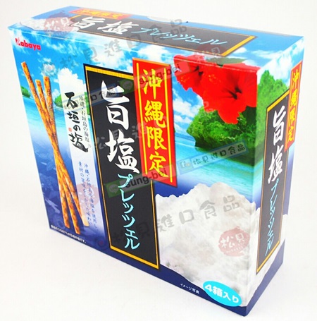 卡巴沖繩旨鹽棒餅盒4盒裝200g【4901550127918】