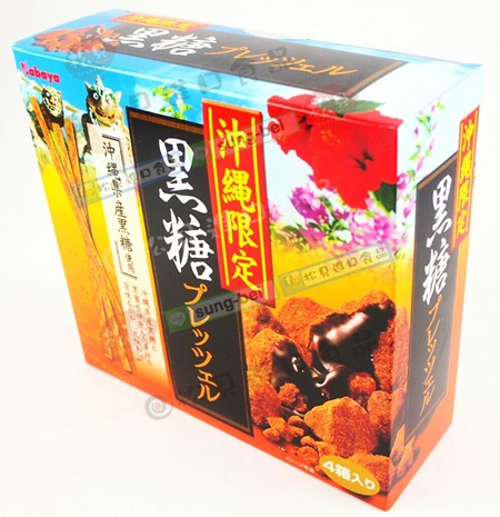 卡巴沖繩黑糖餅乾棒4盒裝200g【4901550499480】