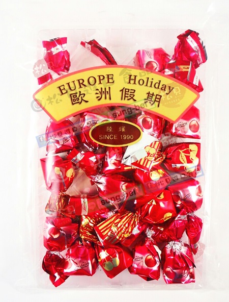 萊卡櫻桃洋酒黑巧克力250g【8008743023876】