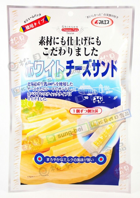 MARUESU鱈魚起士條67g【4978576284390】