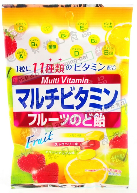 扇雀飴11種維它命喉糖55g【4901650291533】