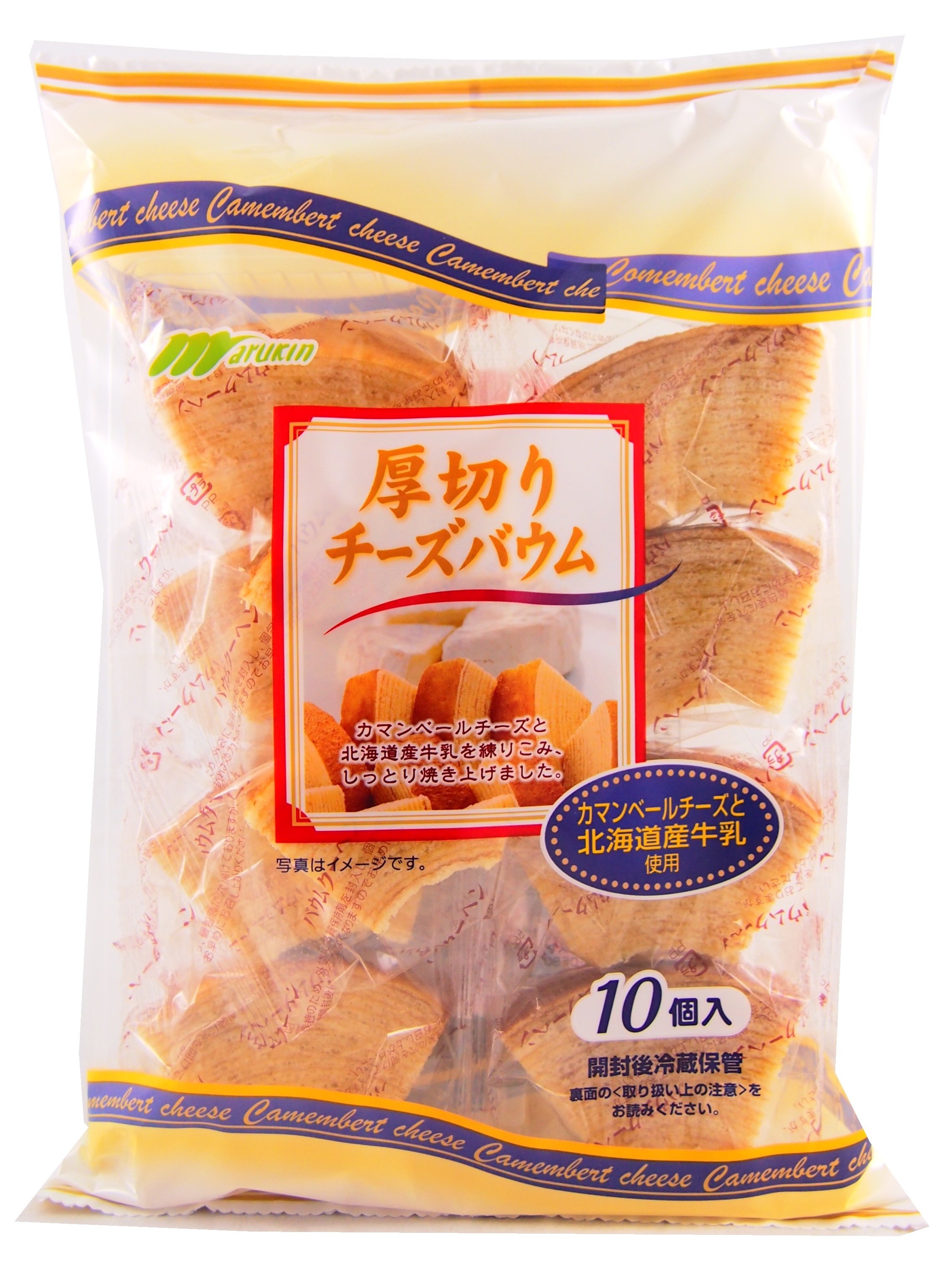 丸金厚切蛋糕(起司)10個260g【4978323600152】