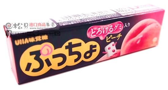 味覺噗啾水蜜桃條軟糖50g【4902750859401】