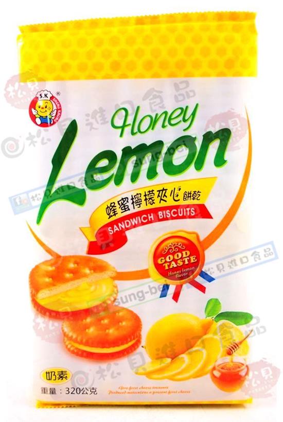 日日旺蜂蜜檸檬夾心餅320g【4712893945080】