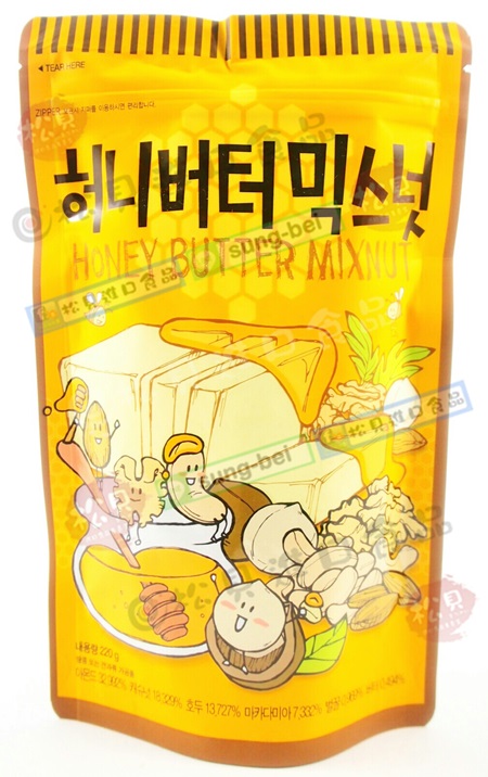 韓國蜂蜜奶油綜合堅果220g【8809022206474】