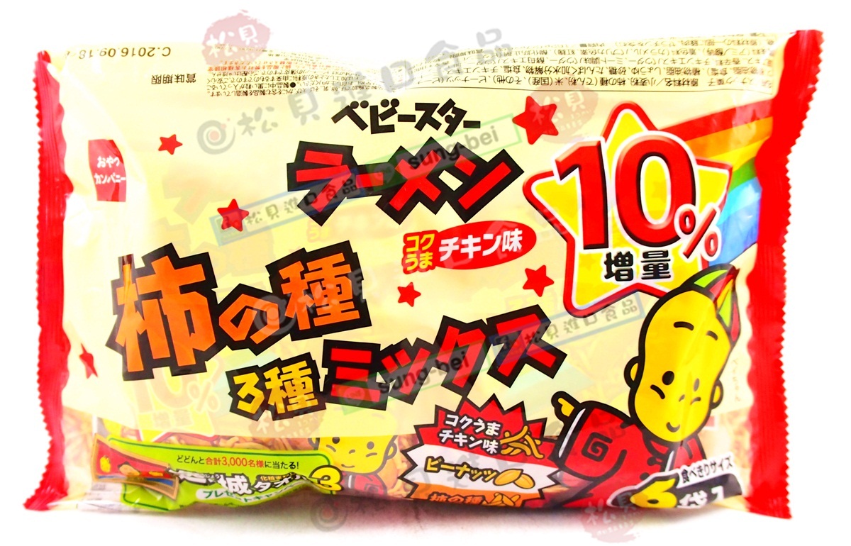 優雅食模範生柿種花生麵6袋162g【4902775050562】