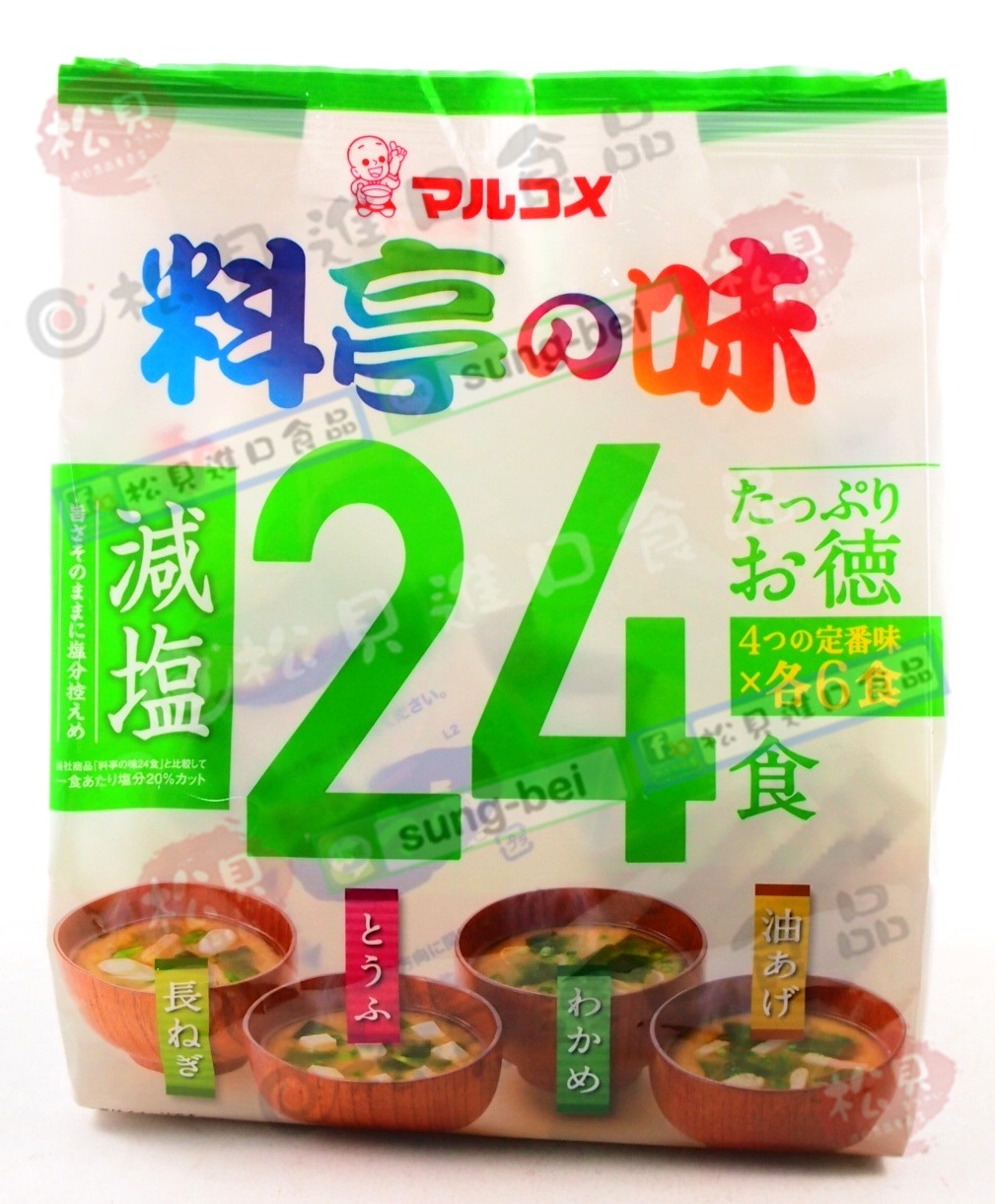 一休減鹽即食味噌24入396g【4902713127622】
