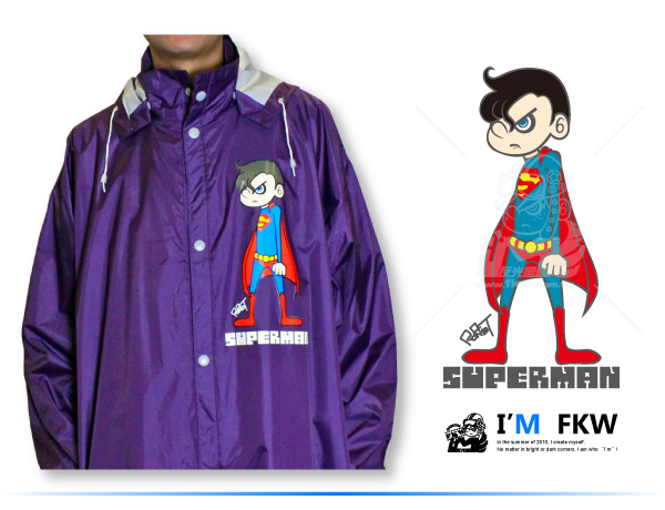 反光雨衣,超人,美漫英雄