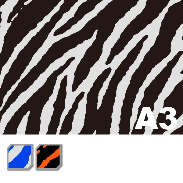 【DIY貼紙材料】反光貼紙A3動物紋素材 