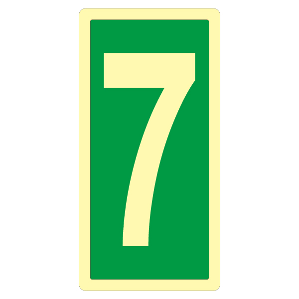 夜光逃生指示貼紙