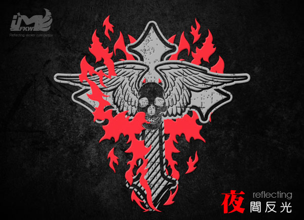 MLS035-03-火焰骷髏　