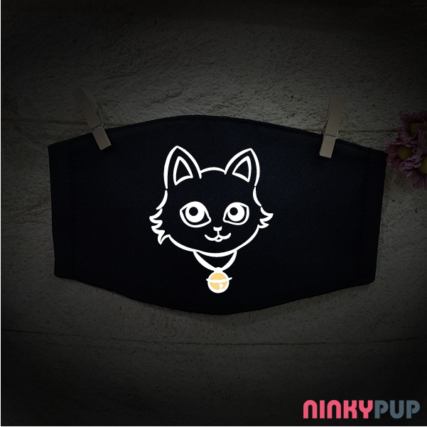  鈴鐺貓圖案反光