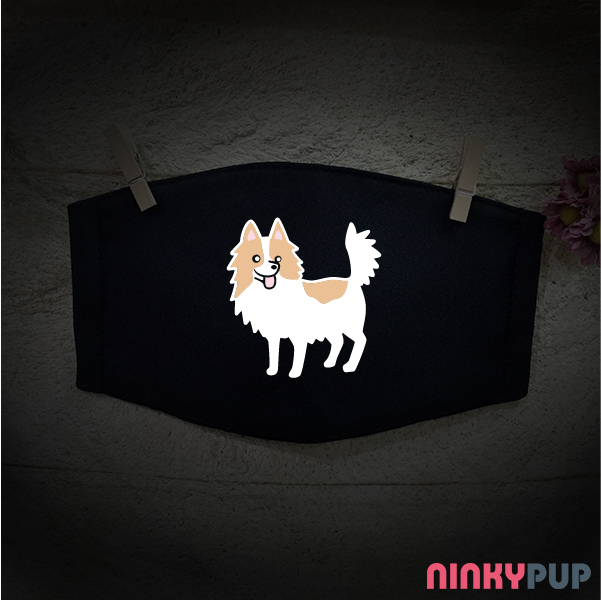 長毛吉娃娃圖案反光