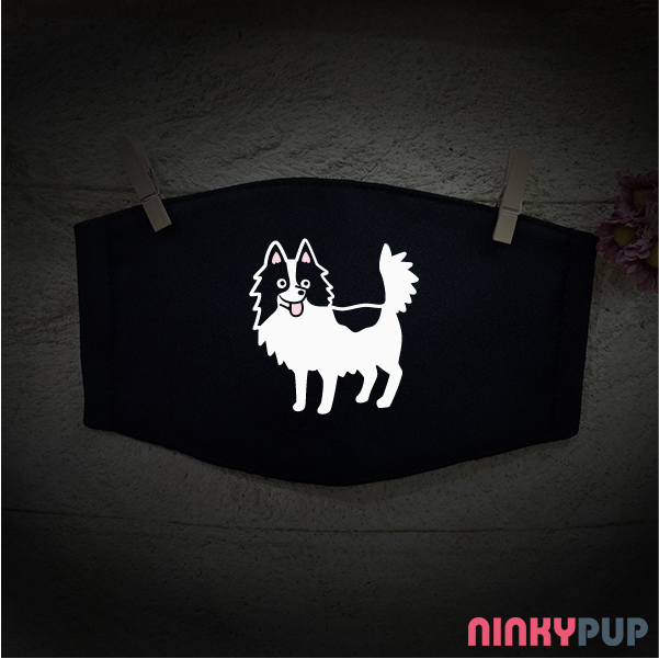 長毛吉娃娃圖案反光