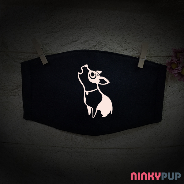 萌犬吉娃娃圖案反光