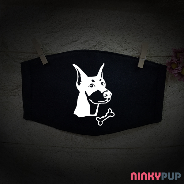 杜賓狗圖案反光 