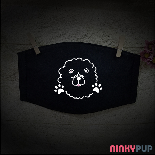 鬆獅犬圖案反光