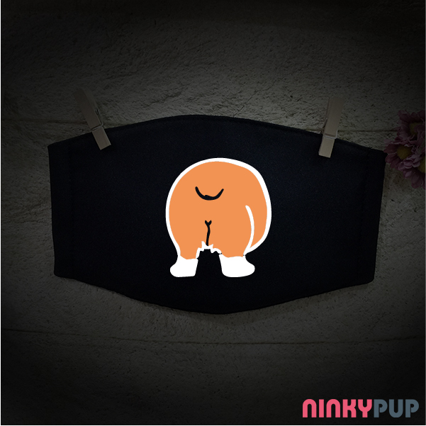 柯基露屁屁圖案高亮度反光