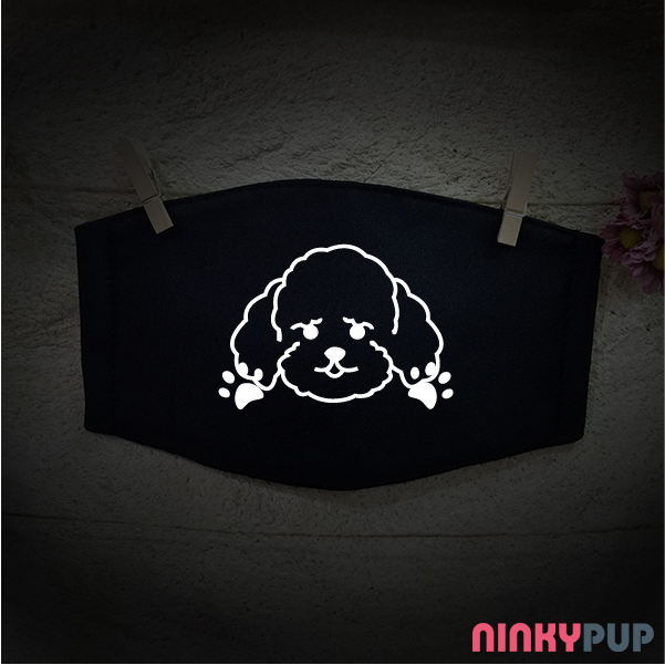 貴賓狗 反光口罩