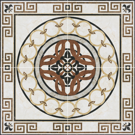 拋釉4片組和磚L6601